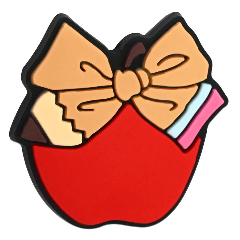 Wholesale   Random 100pcs  Cartoon soft glue beads